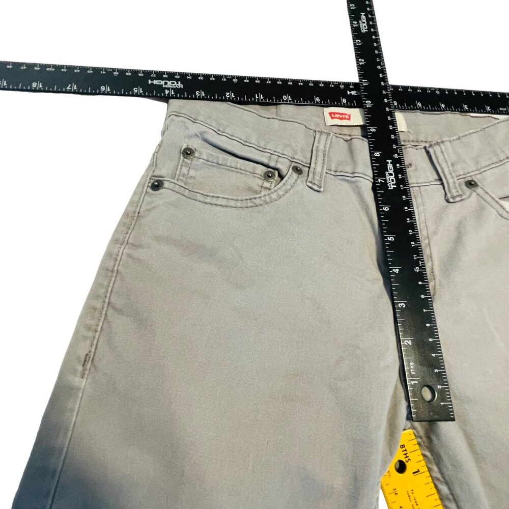 Levi's Boys Slim Fit Gray Jeans 14 Reg W27 L27 Comfort Stretch - Picture 10 of 12